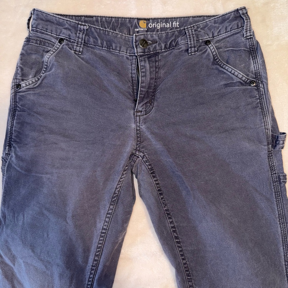 Carhartt women’s pants in dark gray, original fit, size 6